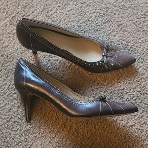 2 For $18 Elegant Brown Women's Heels 6.5